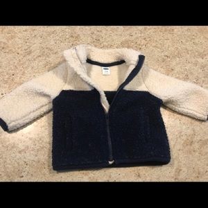 Baby Sherpa Full-zip Jacket by OLD NAVY